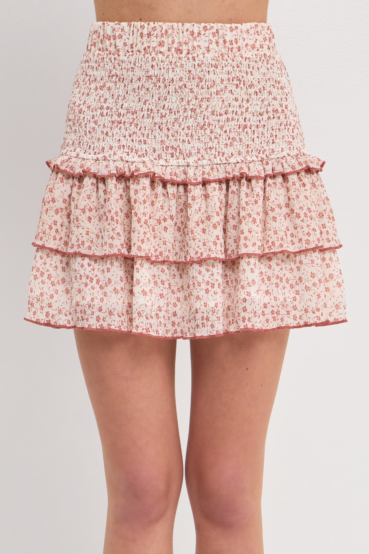 FREE THE ROSES - Free The Rose - Floral Mini Skirt - SKIRTS available at Objectrare