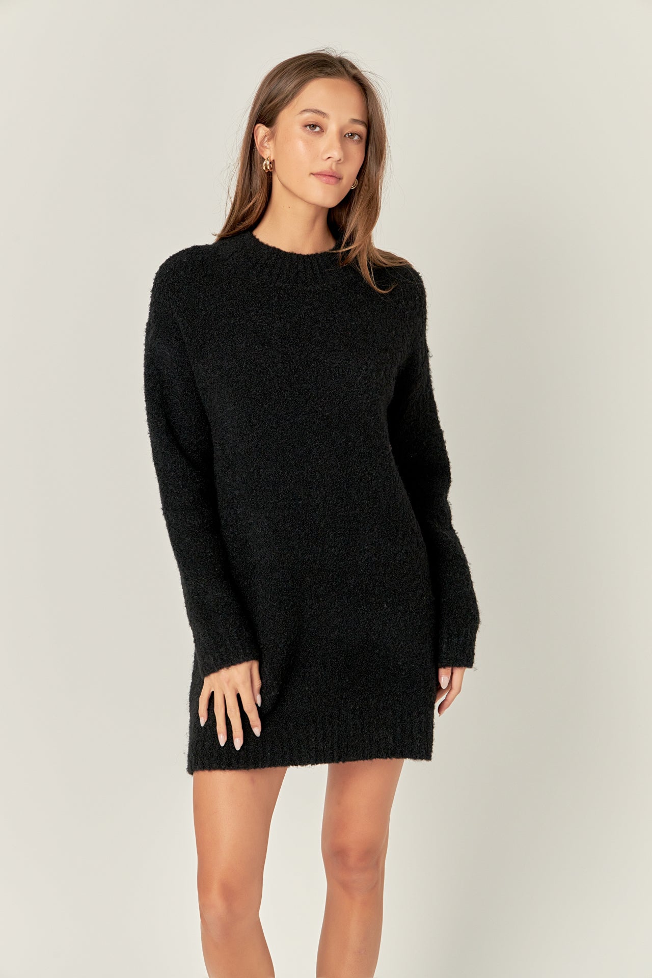 ENGLISH FACTORY - English Factory - Cozy Round Sweater Dress - DRESSES available at Objectrare