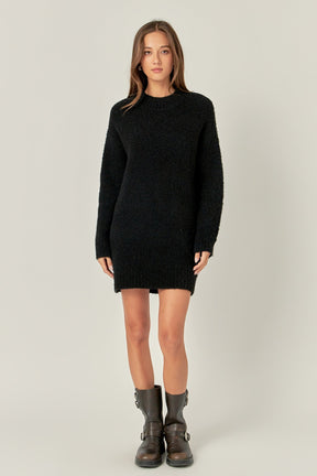 ENGLISH FACTORY - English Factory - Cozy Round Sweater Dress - DRESSES available at Objectrare