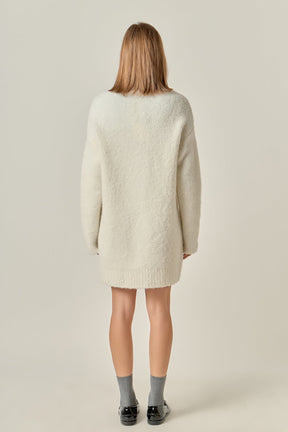 ENGLISH FACTORY - Cozy Round Sweater Dress - DRESSES available at Objectrare