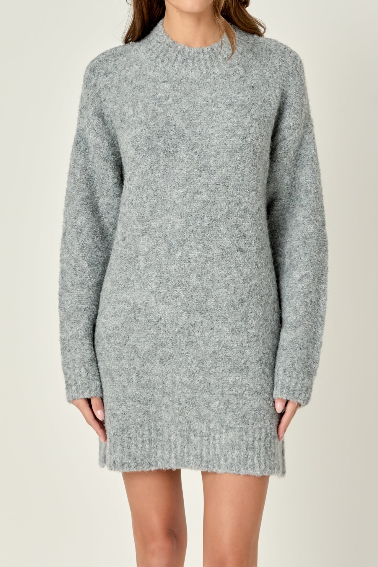 ENGLISH FACTORY - English Factory - Cozy Round Sweater Dress - DRESSES available at Objectrare