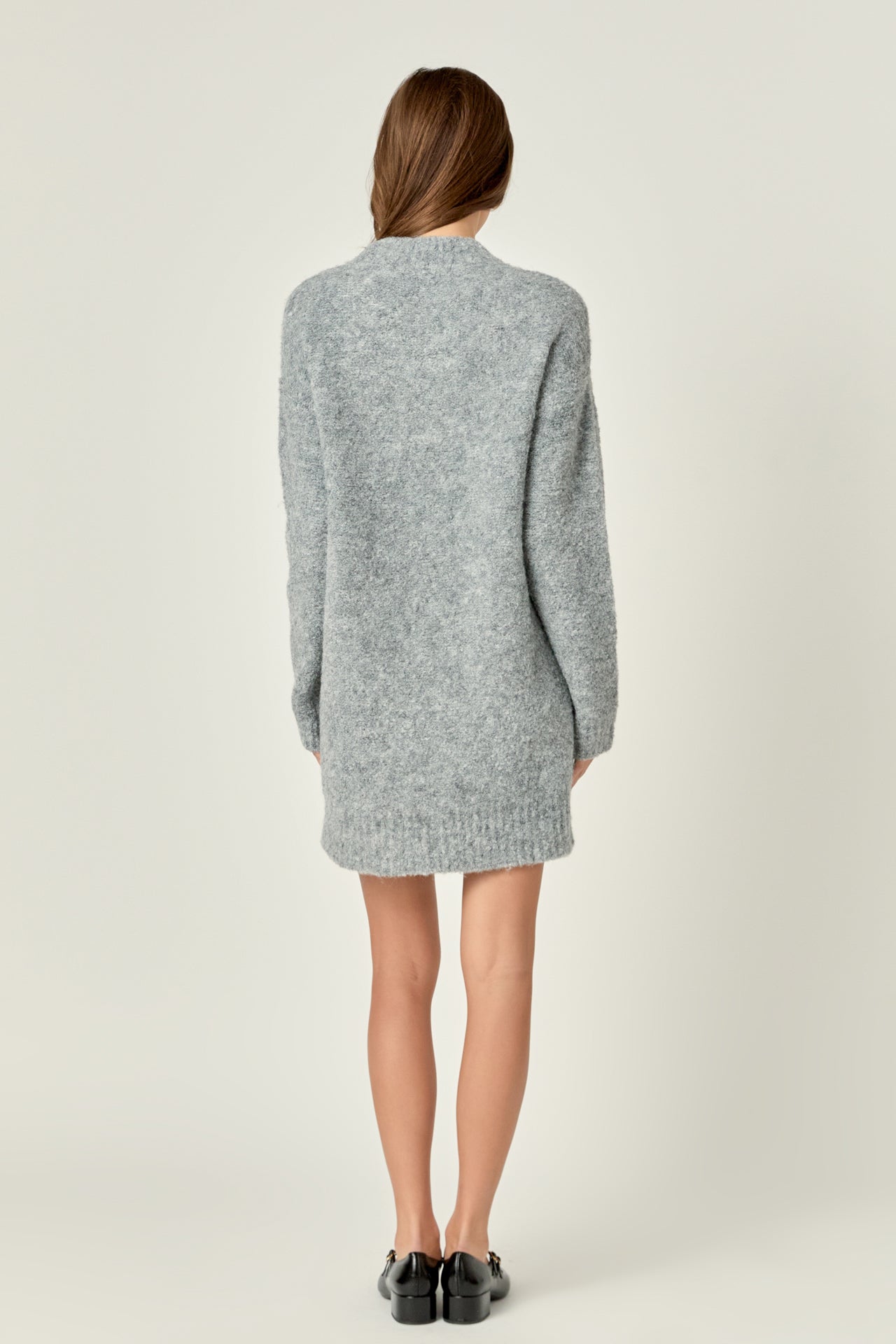 ENGLISH FACTORY - Cozy Round Sweater Dress - DRESSES available at Objectrare
