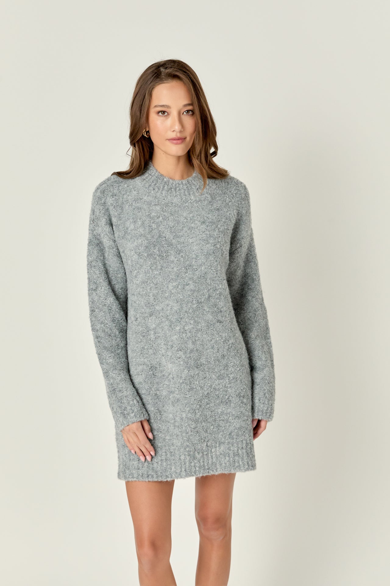 ENGLISH FACTORY - English Factory - Cozy Round Sweater Dress - DRESSES available at Objectrare