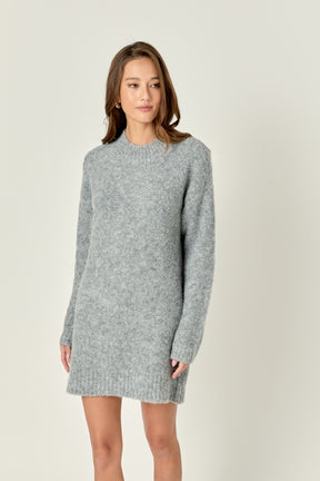 ENGLISH FACTORY - English Factory - Cozy Round Sweater Dress - DRESSES available at Objectrare