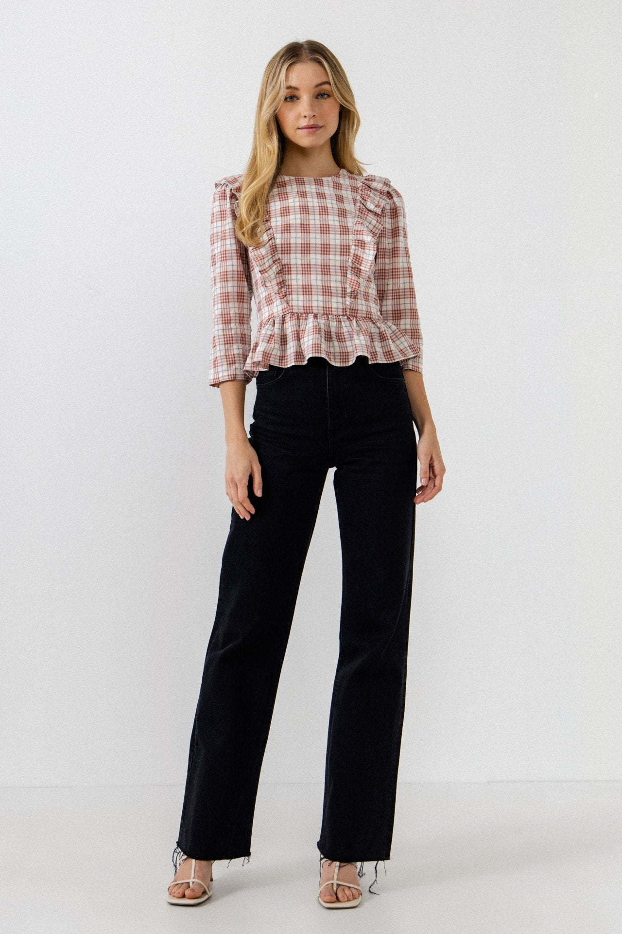 ENGLISH FACTORY - English Factory - Plaid Blouse - SHIRTS & BLOUSES available at Objectrare