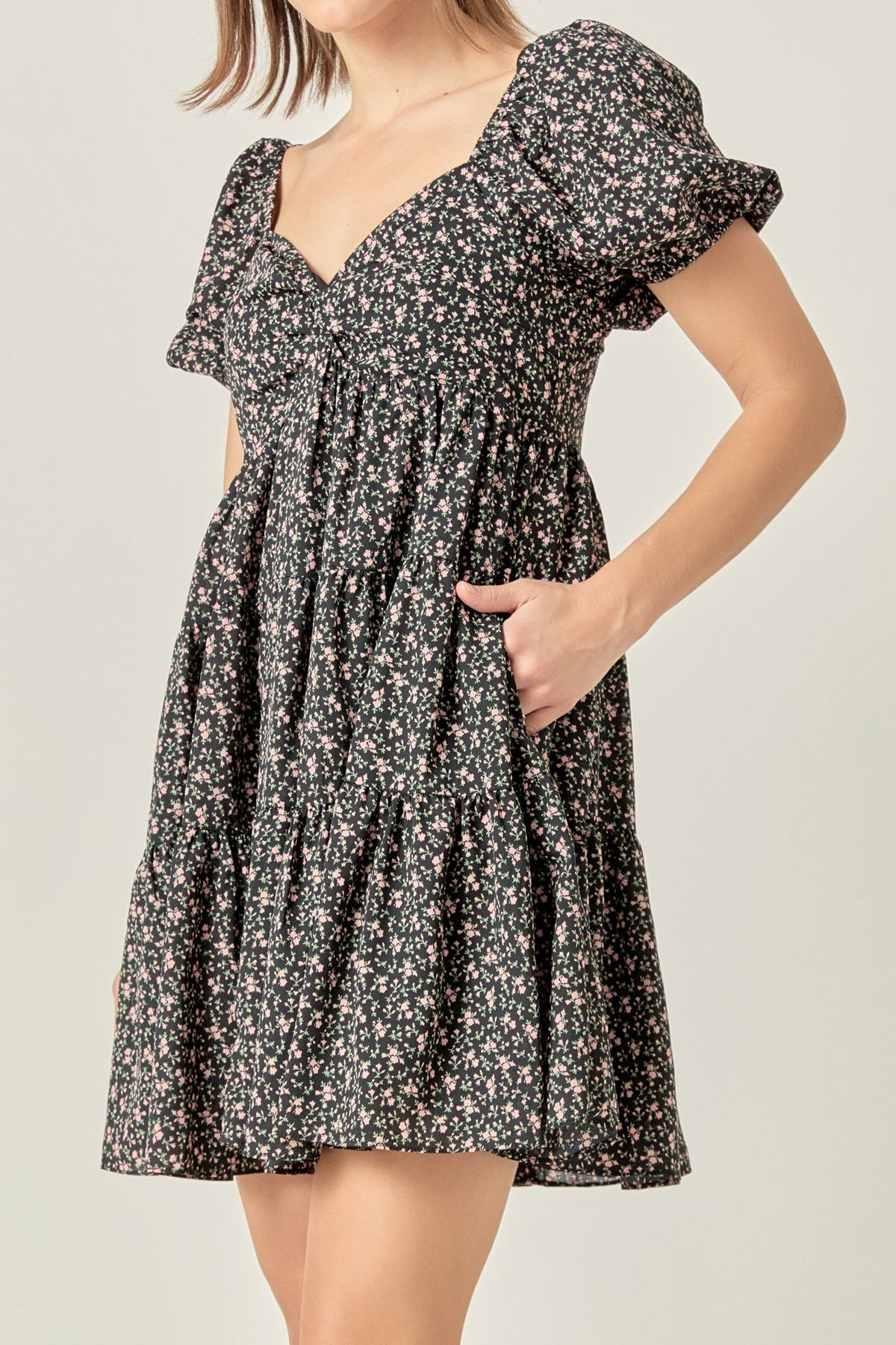 ENGLISH FACTORY - Floral Mini Dress - DRESSES available at Objectrare