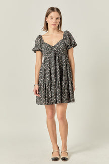 ENGLISH FACTORY - Floral Mini Dress - DRESSES available at Objectrare