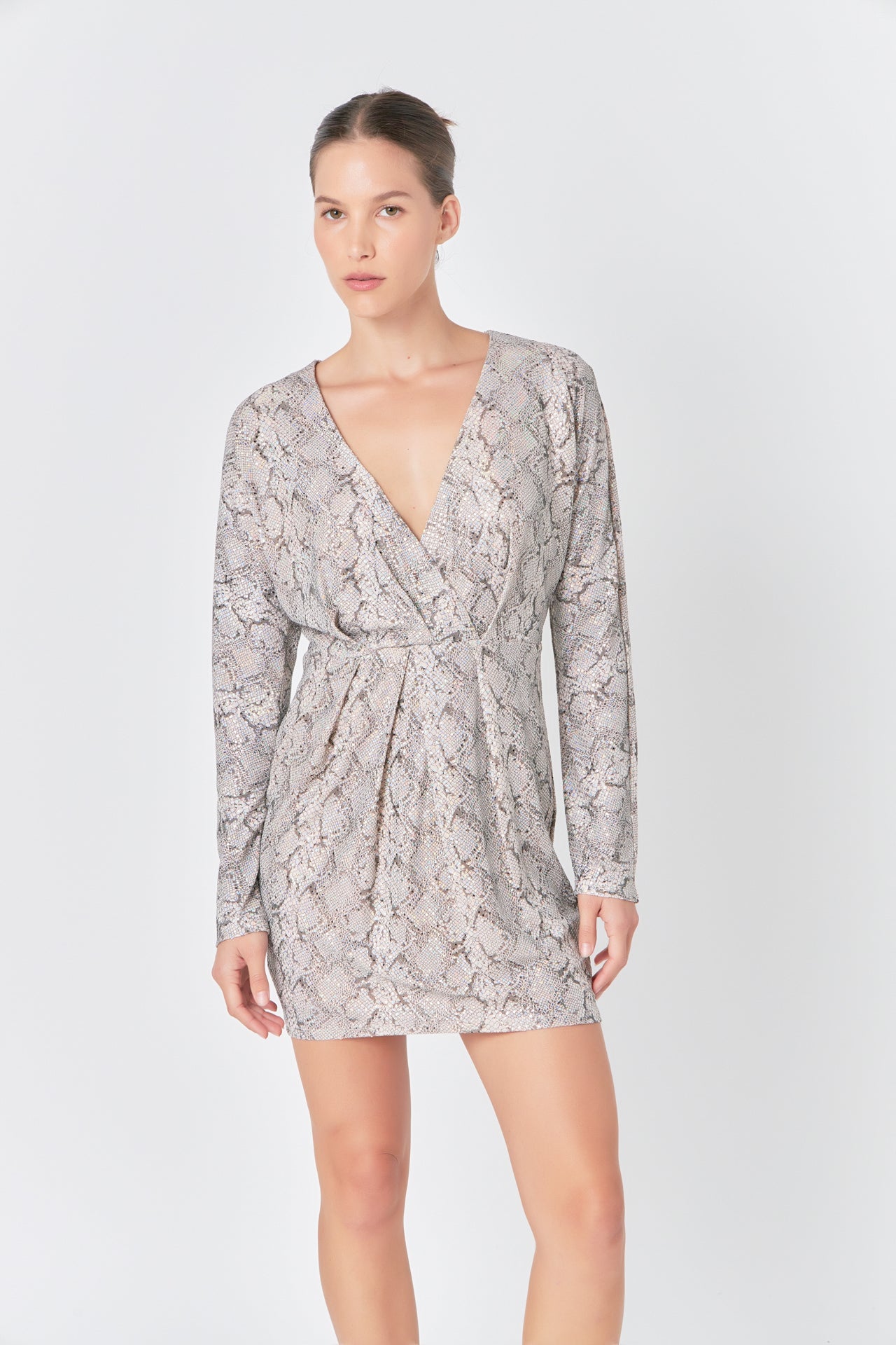ENDLESS ROSE - Snake Skin Mini Dress - DRESSES available at Objectrare