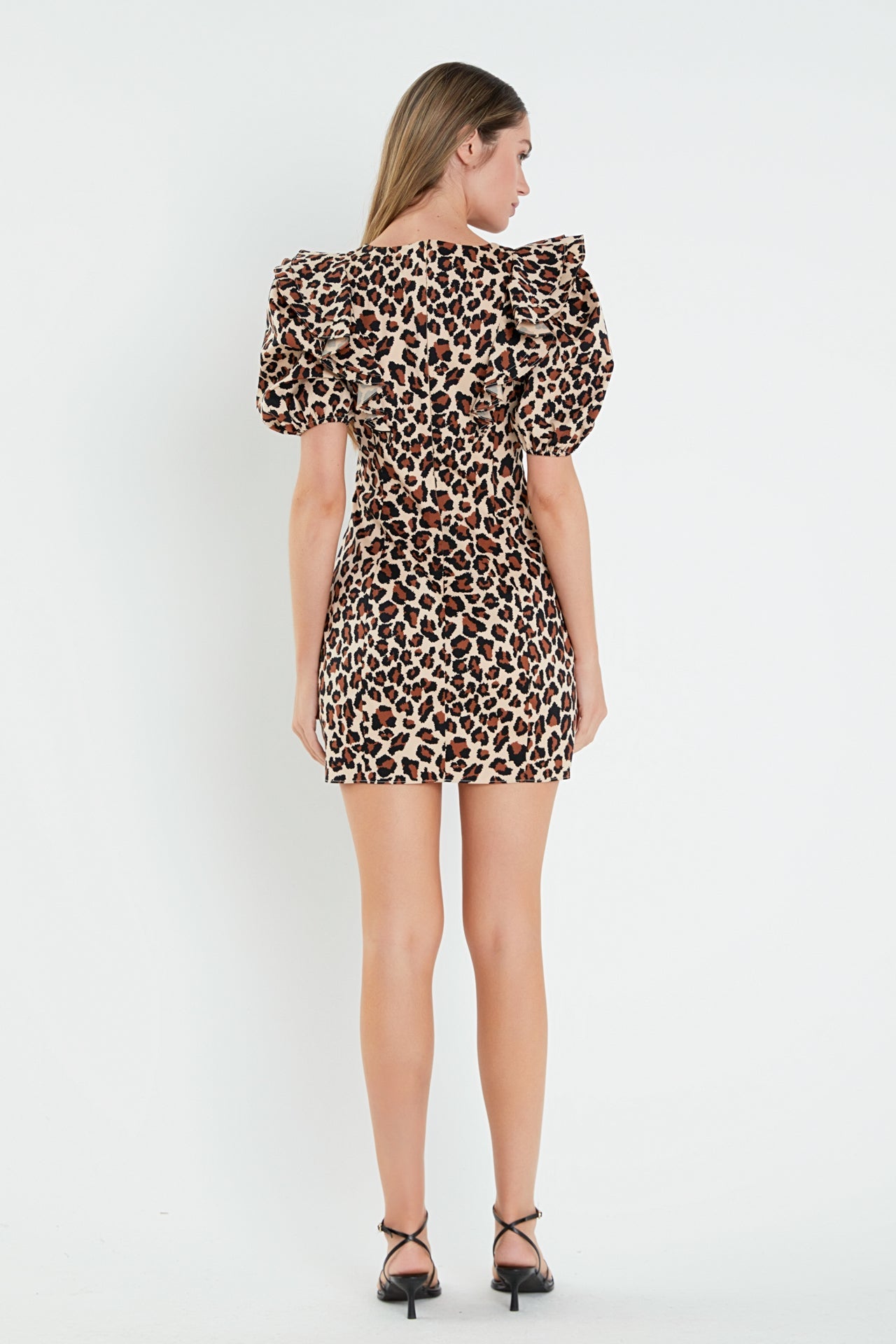 ENGLISH FACTORY - English Factory - Leopard Mini Dress - DRESSES available at Objectrare