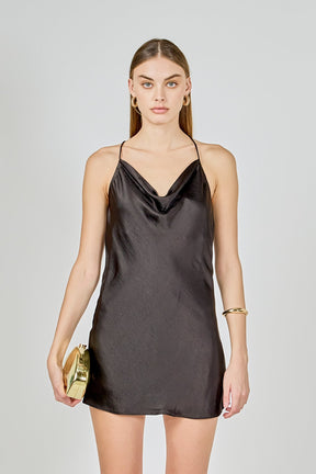 ENDLESS ROSE - Criss Cross Slip Dress - DRESSES available at Objectrare