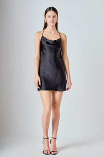ENDLESS ROSE - Criss Cross Slip Dress - DRESSES available at Objectrare