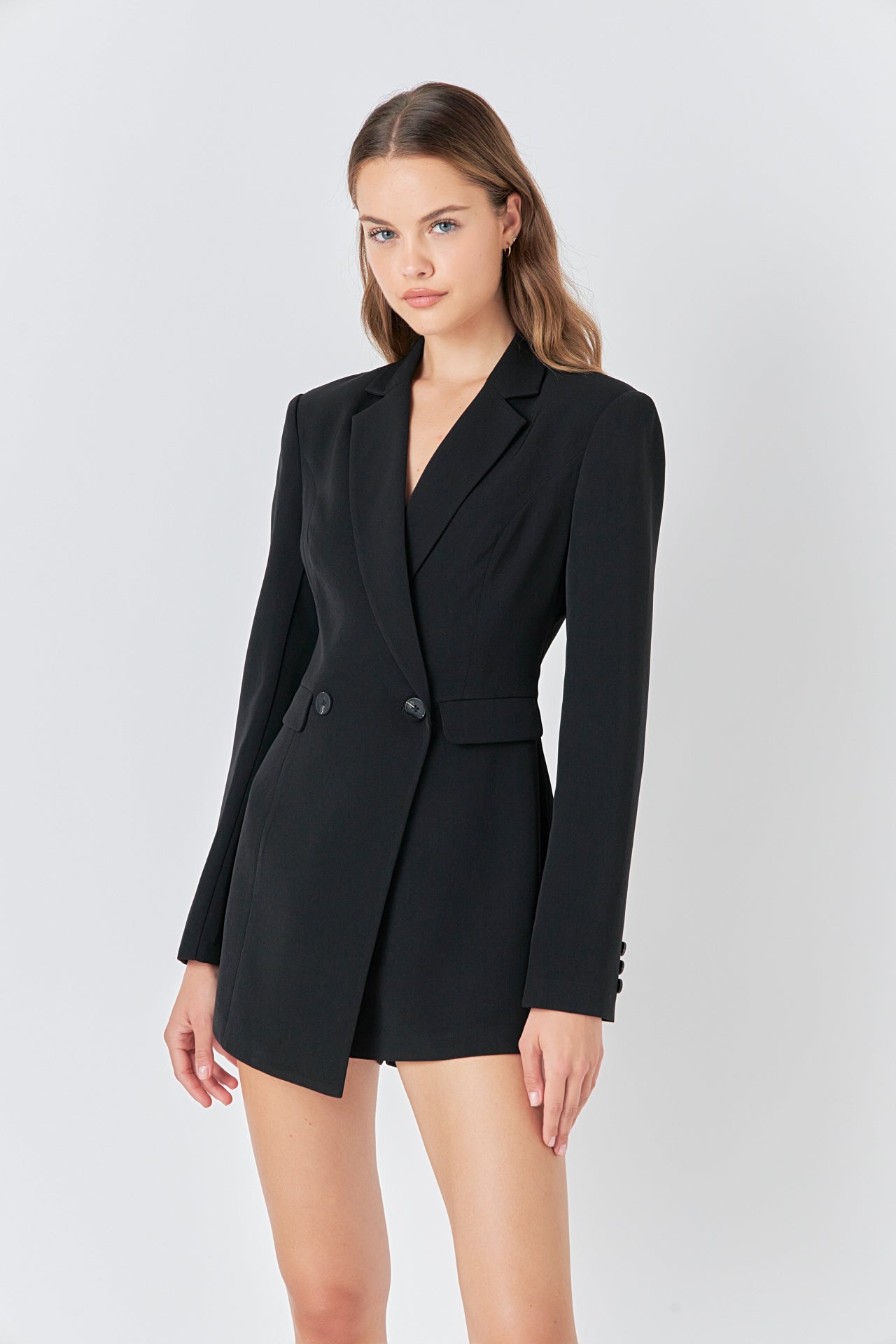 ENDLESS ROSE - Blazer Romper - ROMPERS available at Objectrare