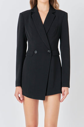 ENDLESS ROSE - Endless Rose - Blazer Romper - ROMPERS available at Objectrare