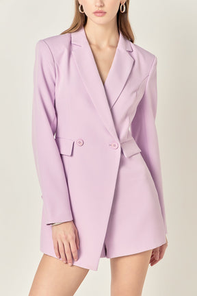 ENDLESS ROSE - Blazer Romper - ROMPERS available at Objectrare