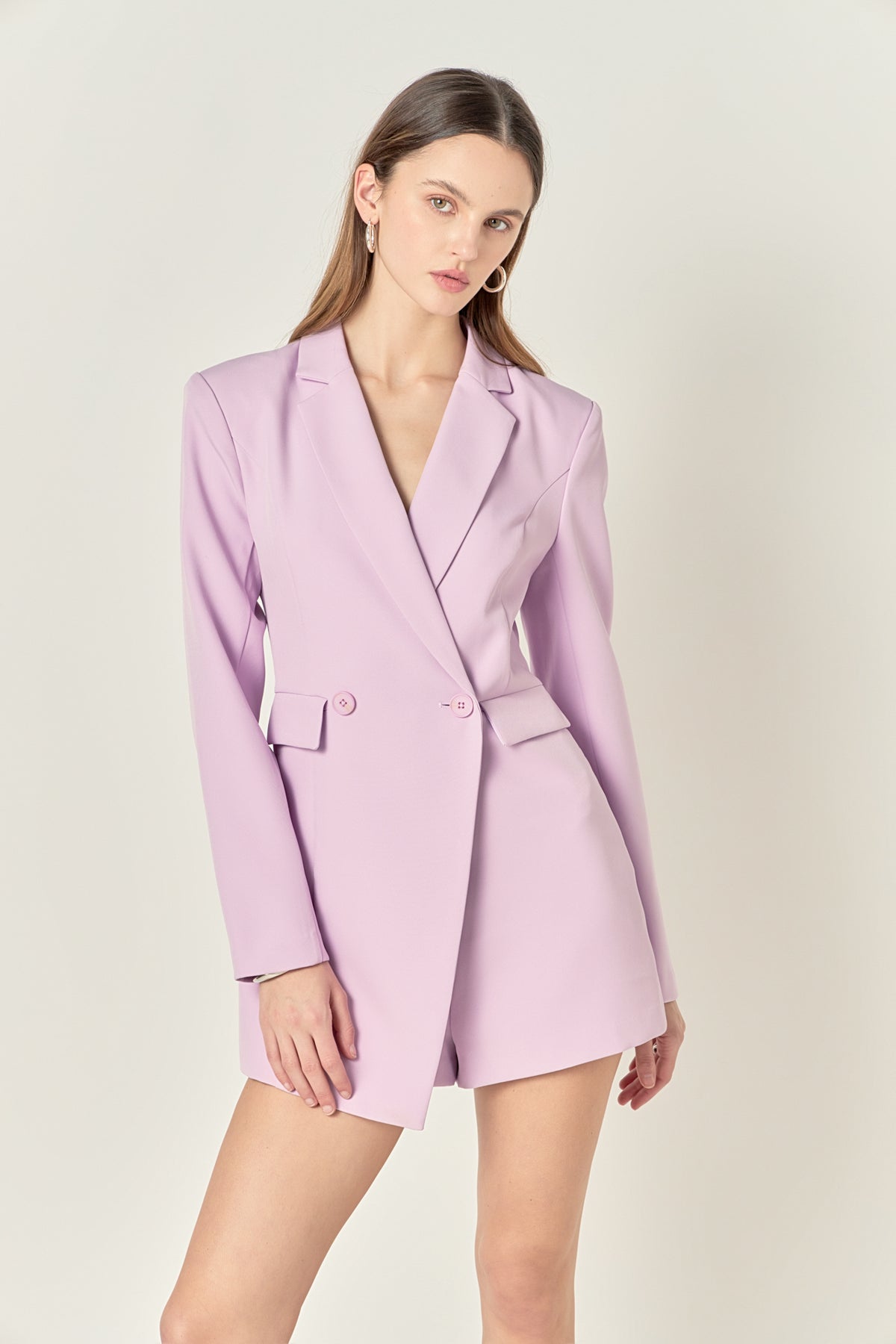 ENDLESS ROSE - Blazer Romper - ROMPERS available at Objectrare