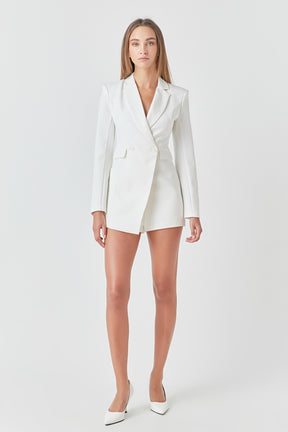 ENDLESS ROSE - Blazer Romper - ROMPERS available at Objectrare