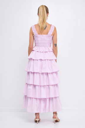 ENGLISH FACTORY - Tiered Maxi Skirt - SKIRTS available at Objectrare