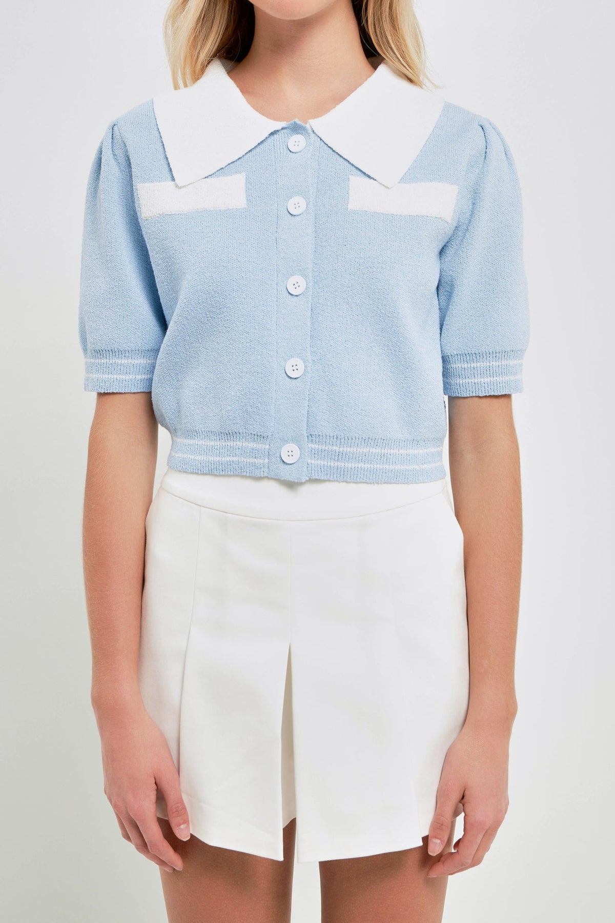 Contrast Cardigan
