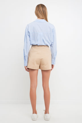 ENGLISH FACTORY - English Factory - Cotton Shorts - SHORTS available at Objectrare