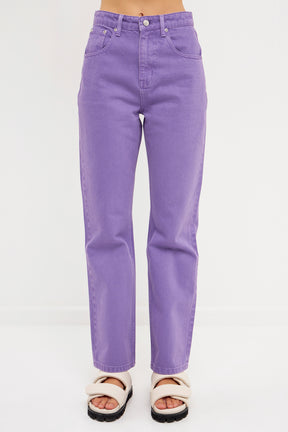 GREY LAB - Color High Rise Jean - JEANS available at Objectrare