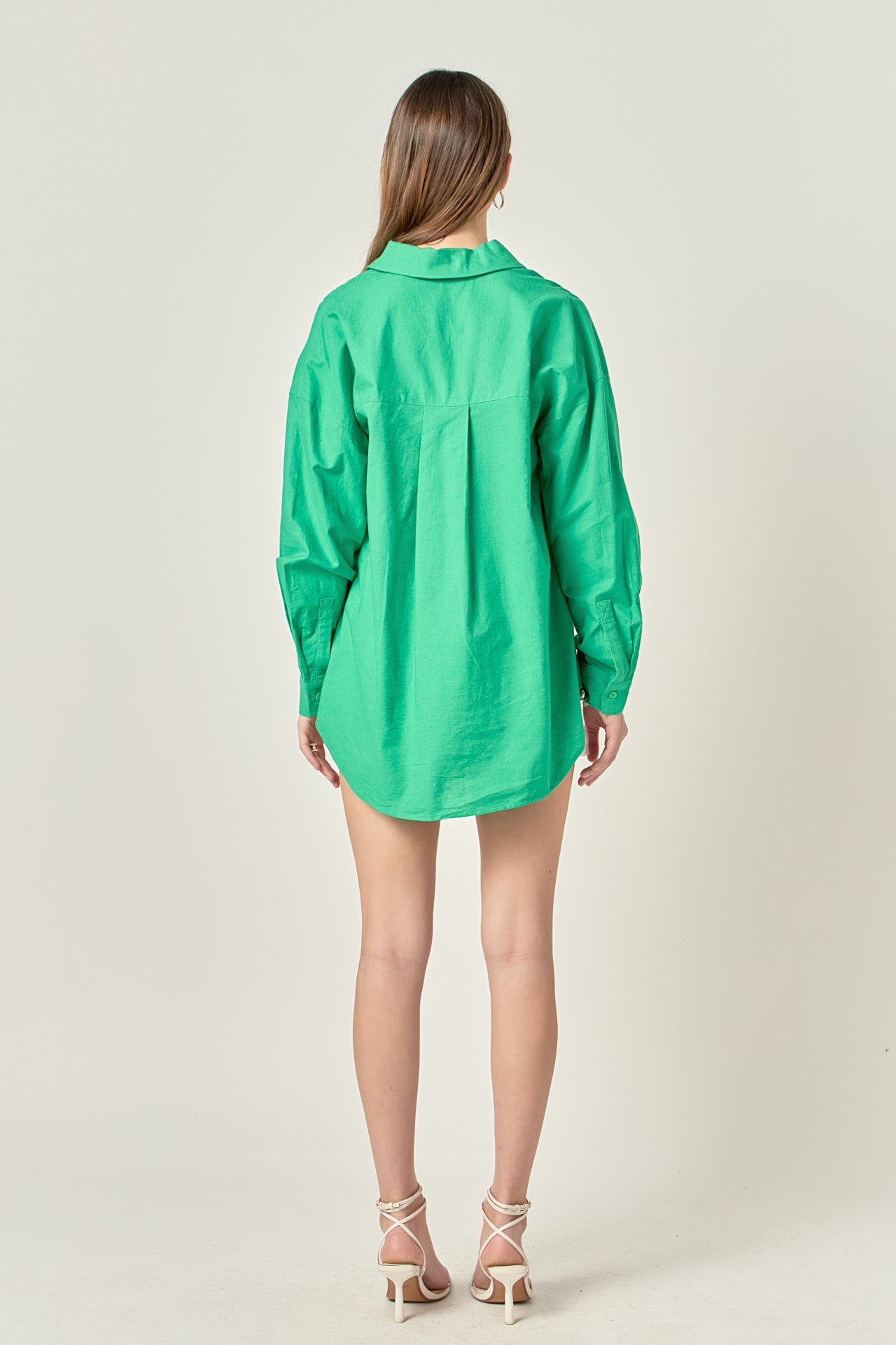 ENGLISH FACTORY - Oversized Linen Shirts - BLOUSES available at Objectrare