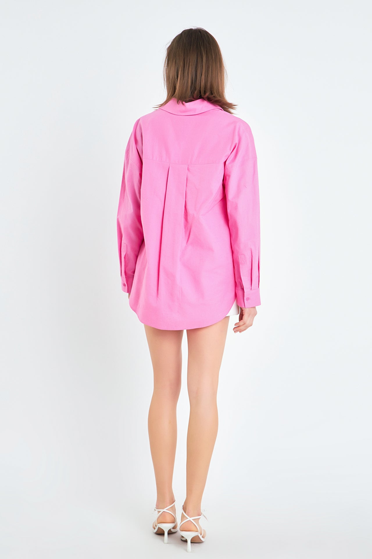 ENGLISH FACTORY - Oversized Linen Shirts - BLOUSES available at Objectrare