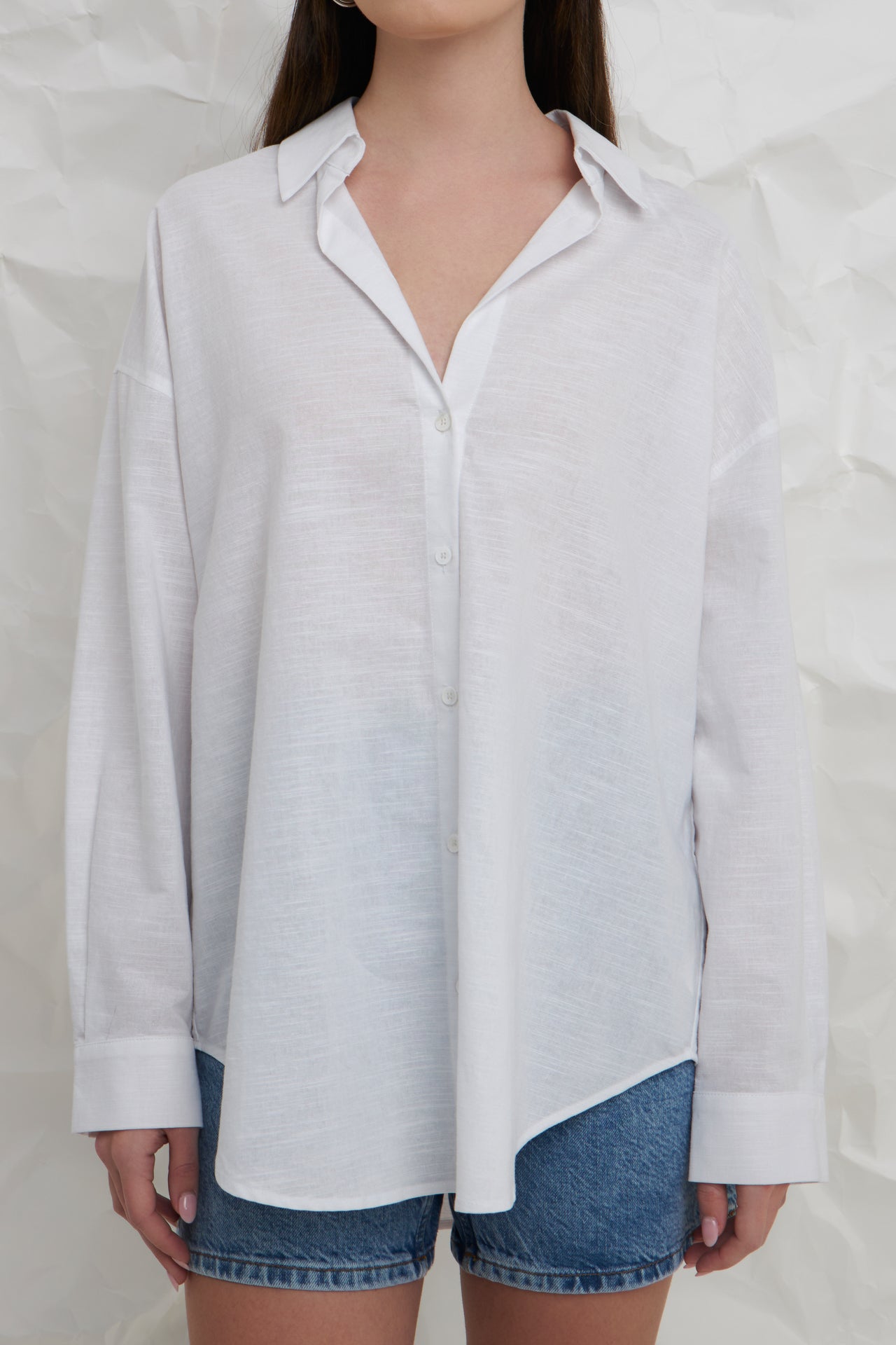 ENGLISH FACTORY - Oversized Linen Shirts - BLOUSES available at Objectrare