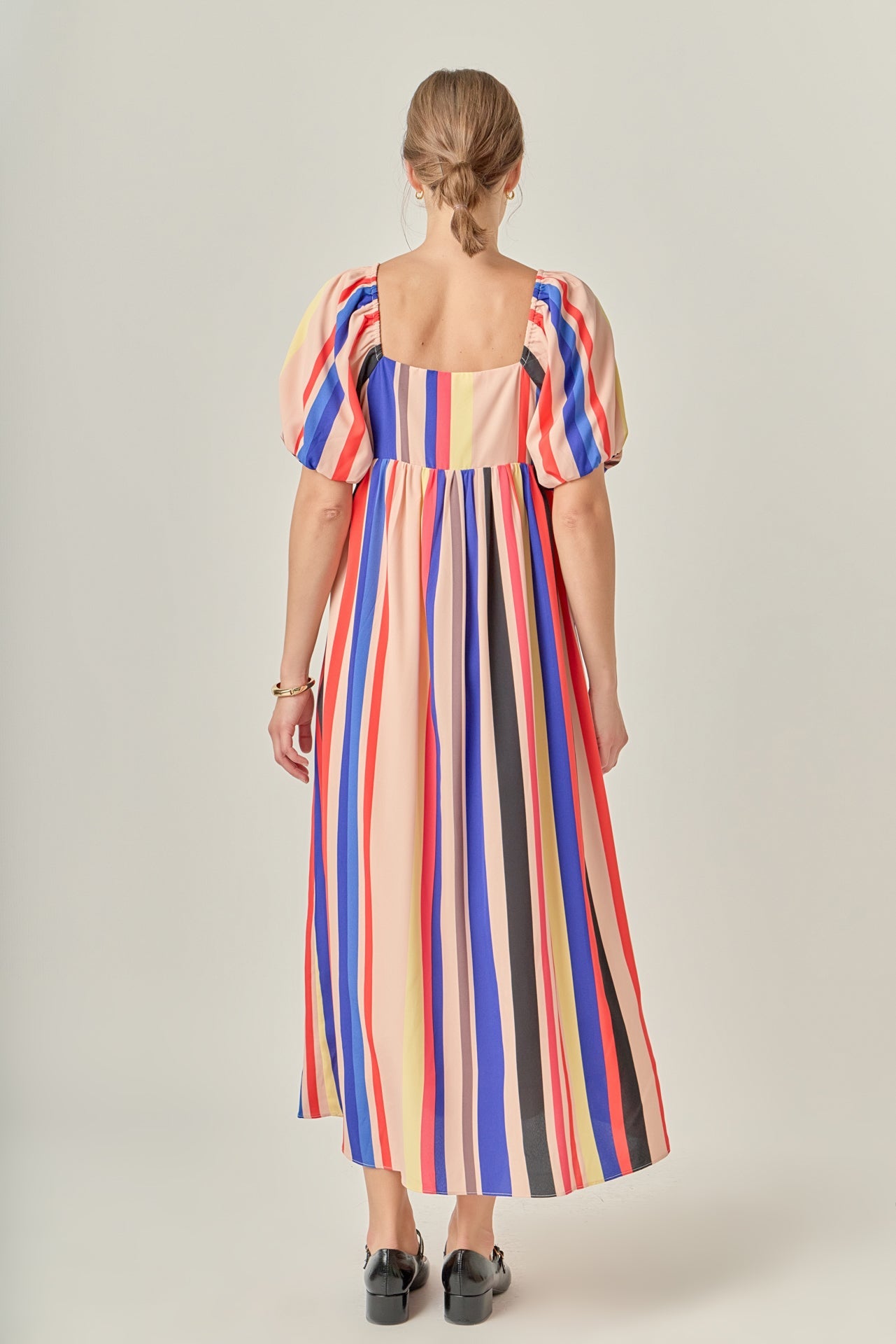 ENGLISH FACTORY - Multi Color Stripe Maxi Dress - DRESSES available at Objectrare