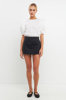 ENGLISH FACTORY - Ruffled Top with Smocking Detail - TOPS available at Objectrare