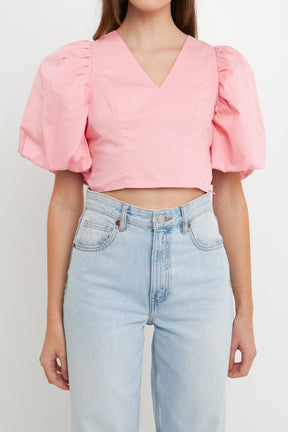 ENDLESS ROSE - Endless Rose - Scrunchie Back Tied Top - TOPS available at Objectrare