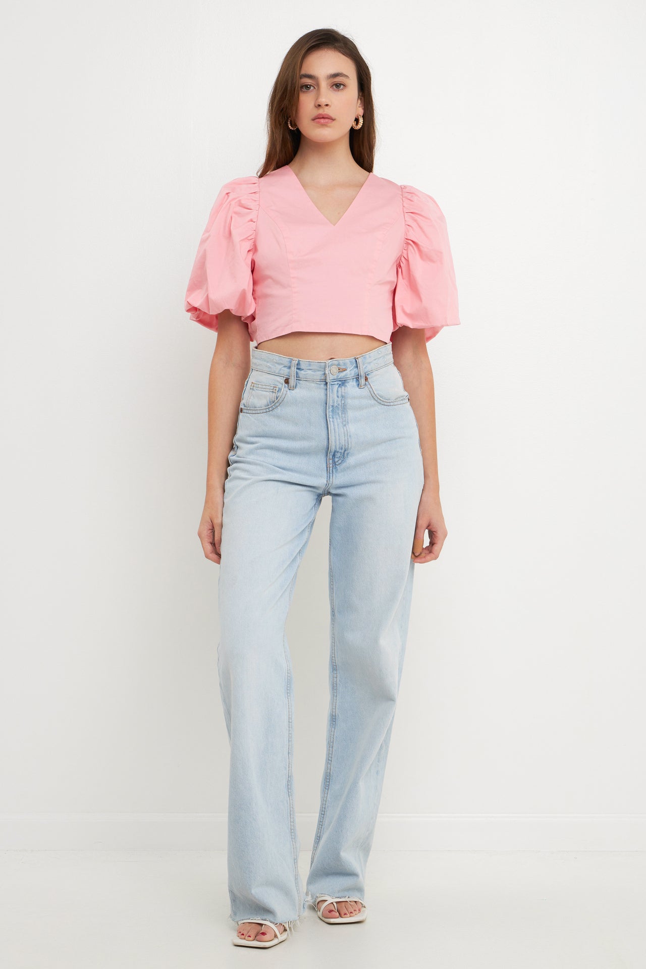 ENDLESS ROSE - Endless Rose - Scrunchie Back Tied Top - TOPS available at Objectrare