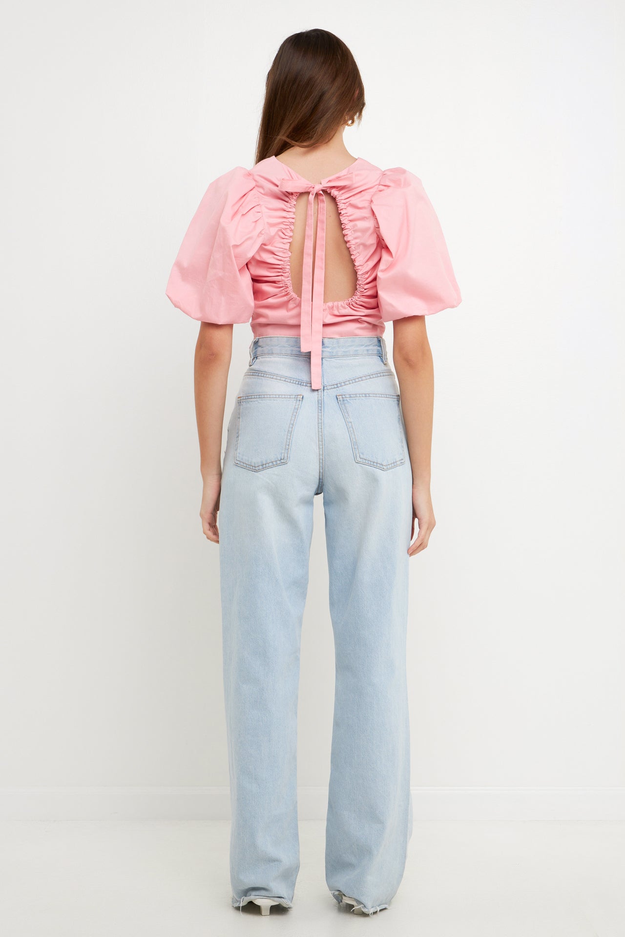 ENDLESS ROSE - Endless Rose - Scrunchie Back Tied Top - TOPS available at Objectrare