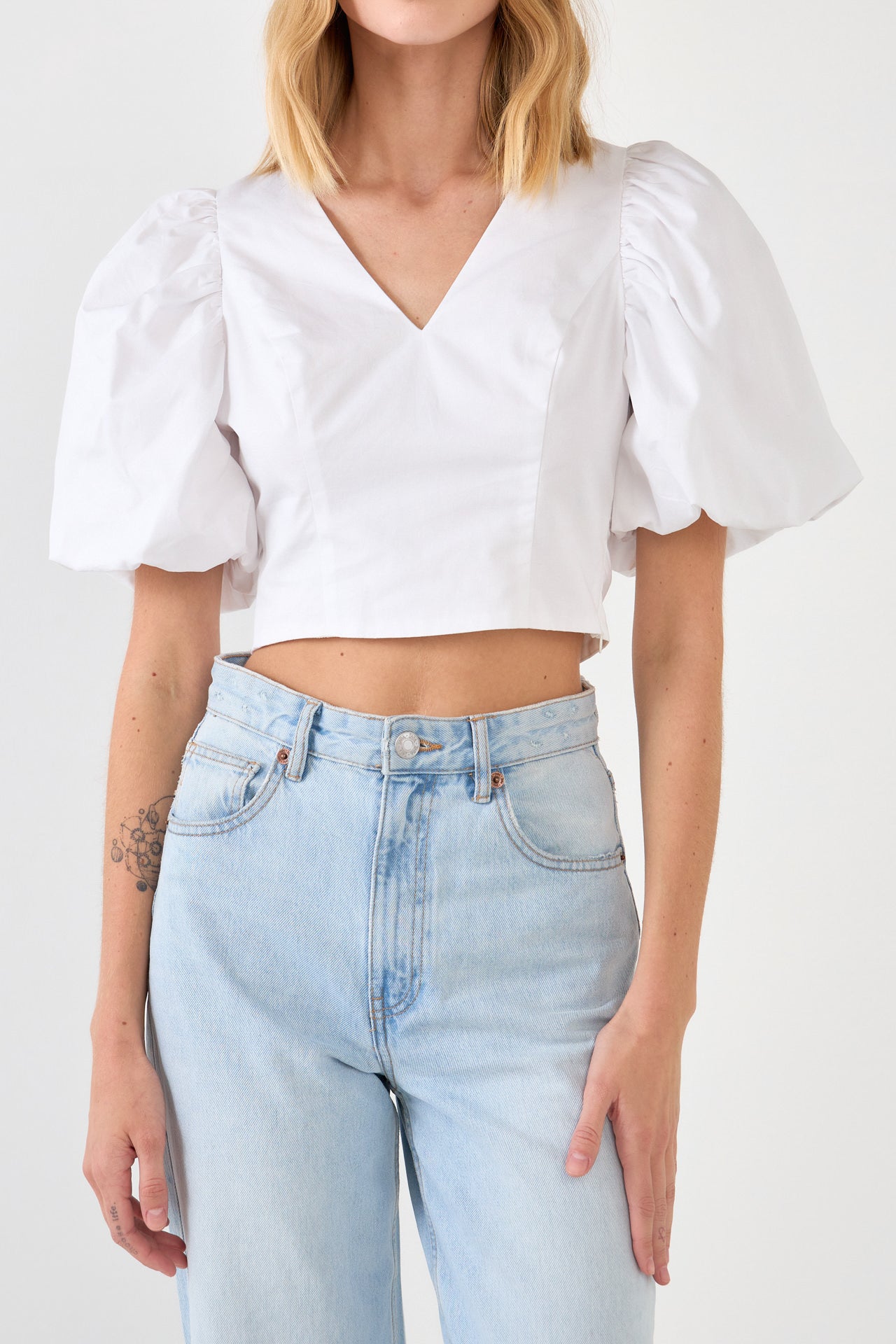 ENDLESS ROSE - Endless Rose - Scrunchie Back Tied Top - TOPS available at Objectrare