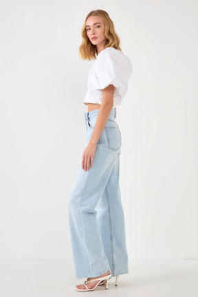 ENDLESS ROSE - Schrunchie Back Tied Top - TOPS available at Objectrare