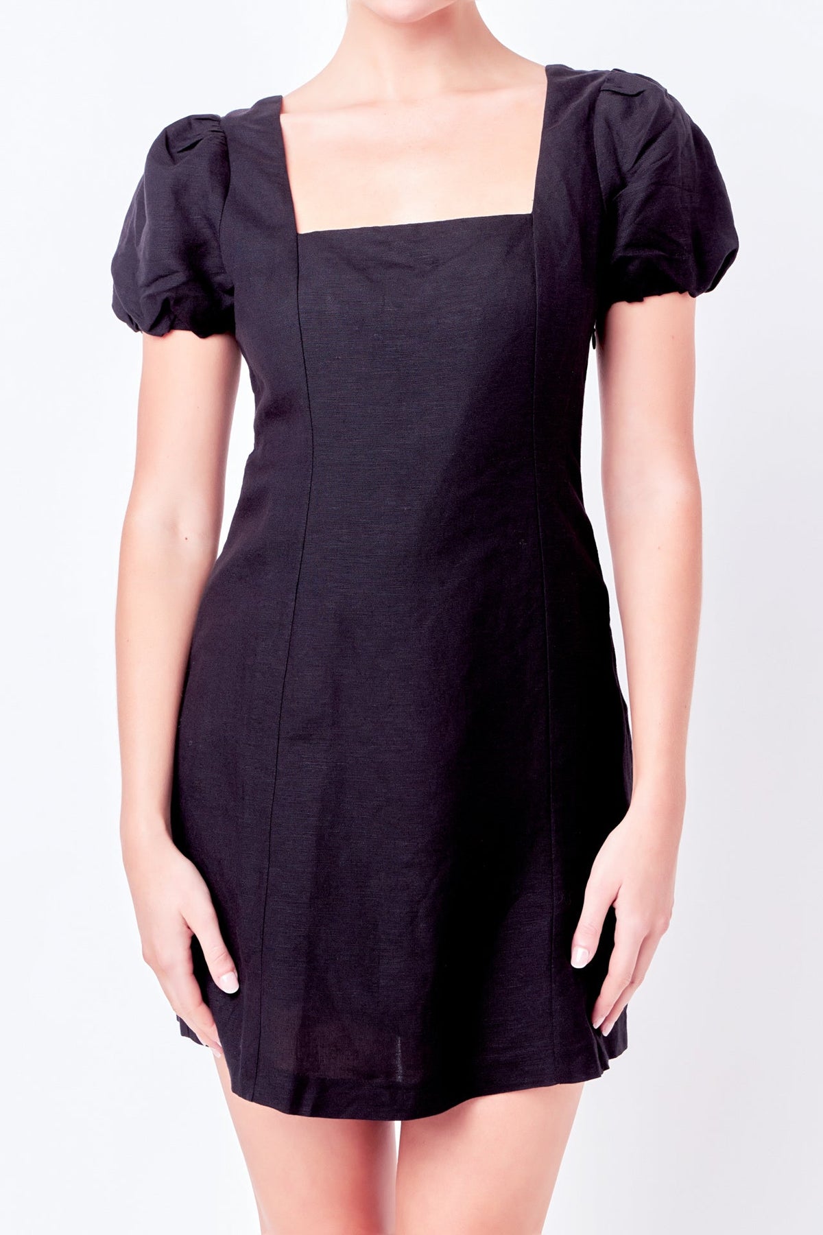 Mini Dress with Strappy Back Detail