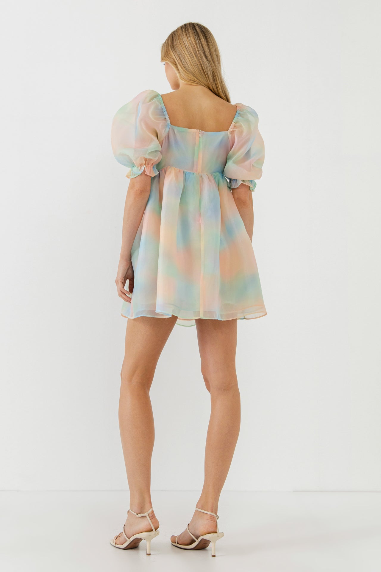 ENDLESS ROSE - Endless Rose - Ombre Puff Mini Dress - DRESSES available at Objectrare