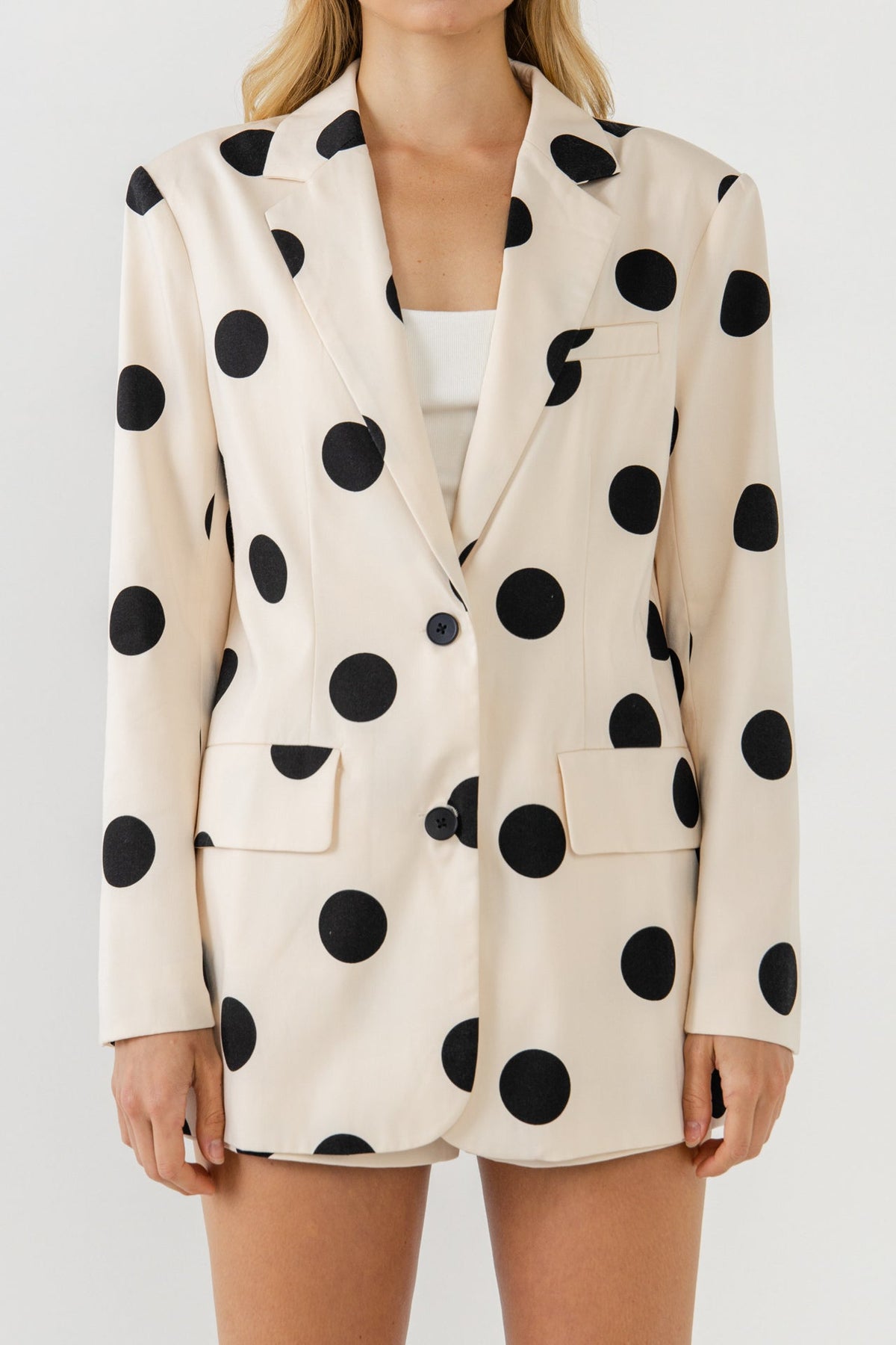 ENGLISH FACTORY - Polka-Dot Blazer - BLAZERS available at Objectrare