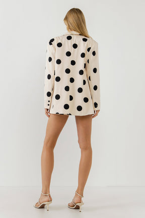 ENGLISH FACTORY - English Factory - Polka-Dot Blazer - BLAZERS available at Objectrare