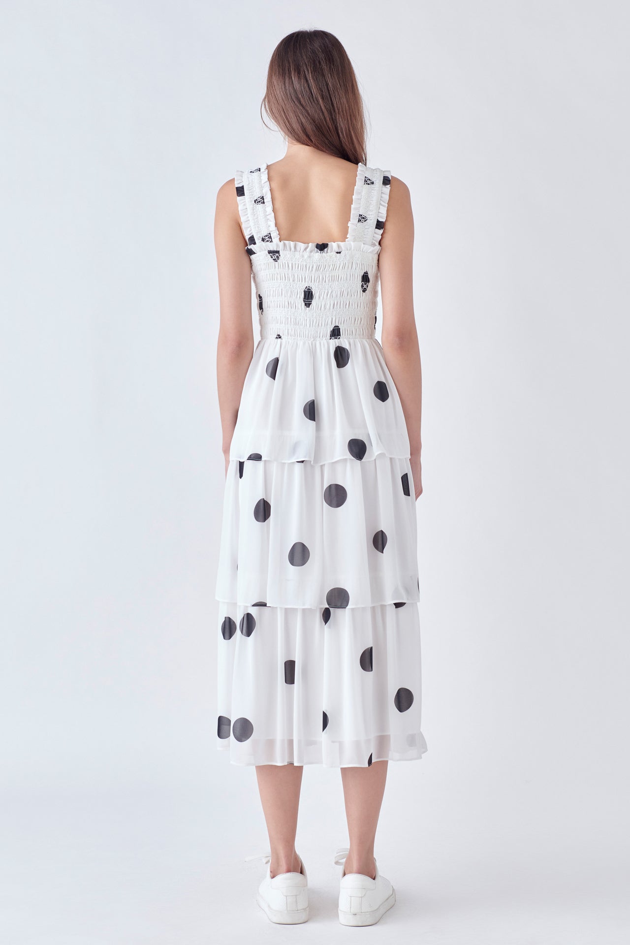 ENGLISH FACTORY - English Factory - Polka-dot Midi Dress - DRESSES available at Objectrare