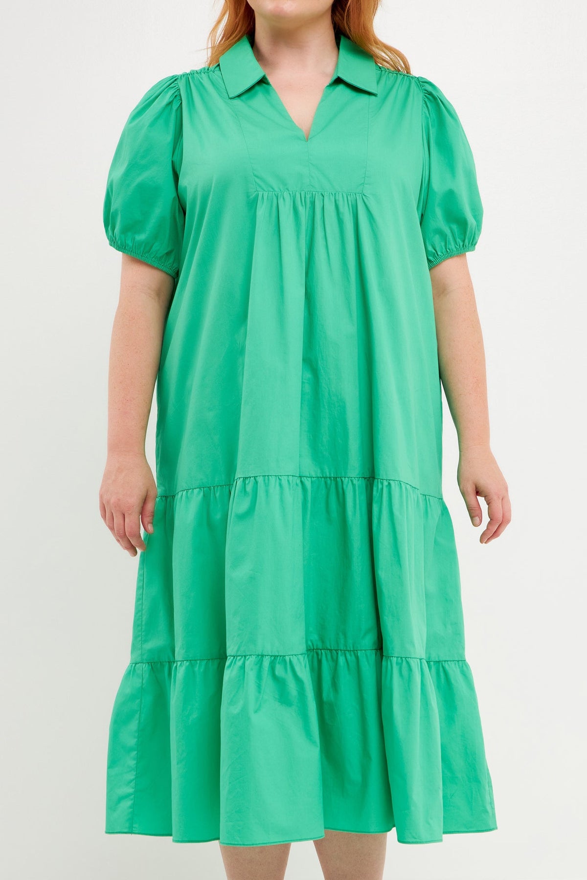 ENGLISH FACTORY - Poplin Midi Dress - DRESSES available at Objectrare