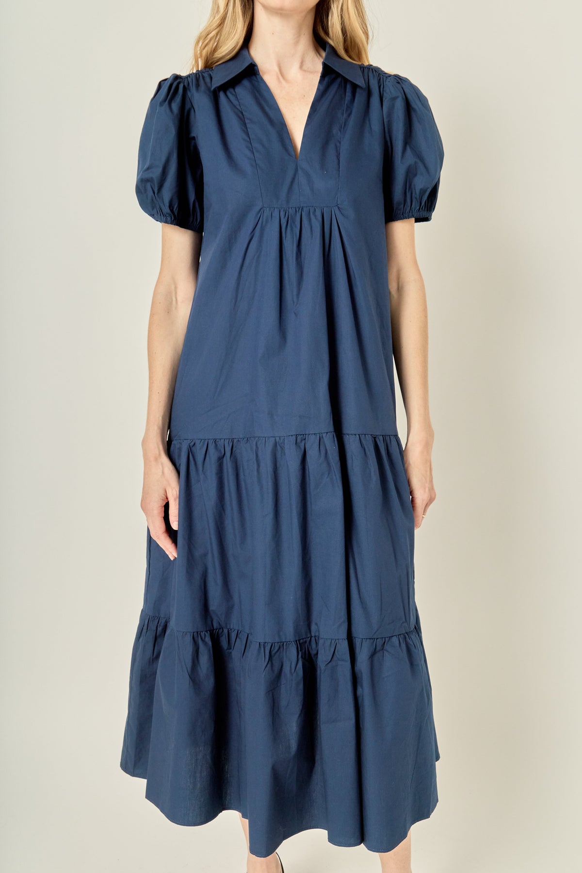 LA'VEN - Poplin Midi Dress - DRESSES available at Objectrare