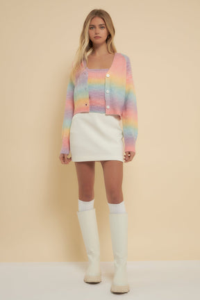 ENGLISH FACTORY - Multi-color Knit Top - T-SHIRTS available at Objectrare