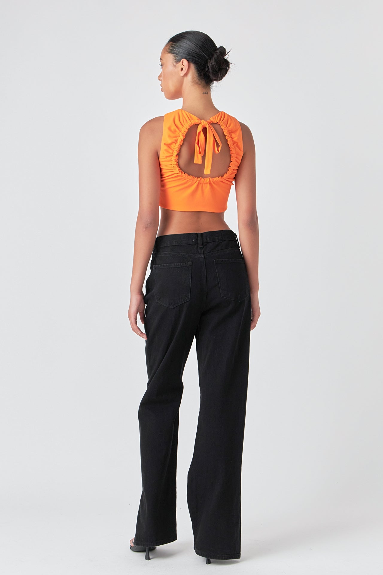 GREY LAB - Back Schrunchie Tank Top - CAMI TOPS & TANK available at Objectrare