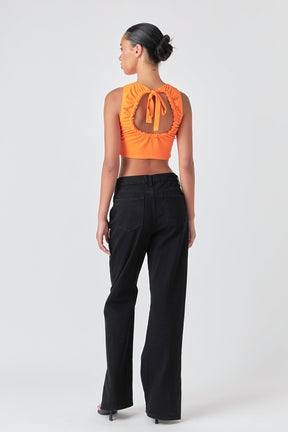 GREY LAB - Back Schrunchie Tank Top - CAMI TOPS & TANK available at Objectrare