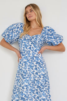 FREE THE ROSES - Floral Back Tied Maxi Dress - DRESSES available at Objectrare