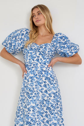 FREE THE ROSES - Floral Back Tied Maxi Dress - DRESSES available at Objectrare