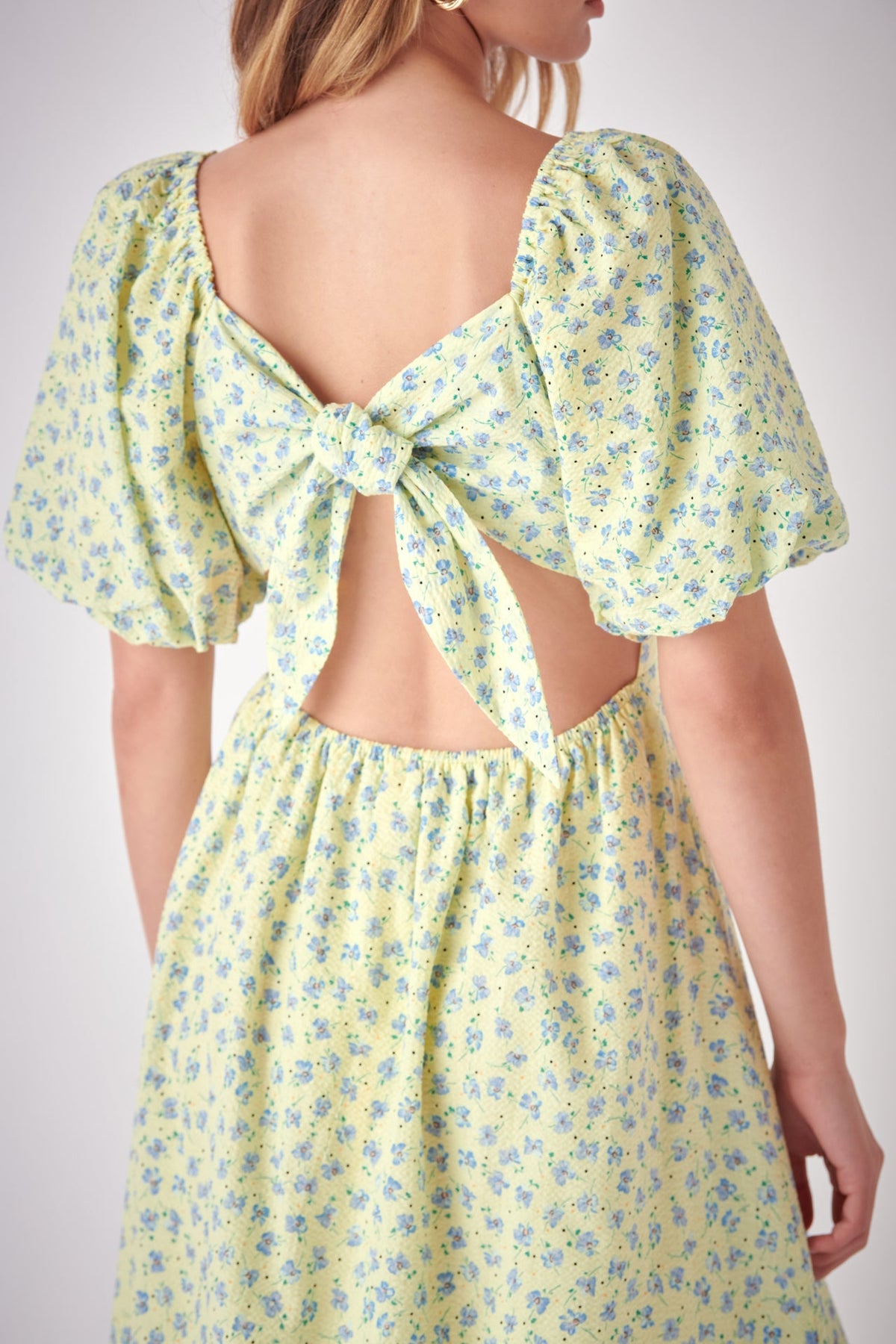 FREE THE ROSES - Floral Back Tied Maxi Dress - DRESSES available at Objectrare