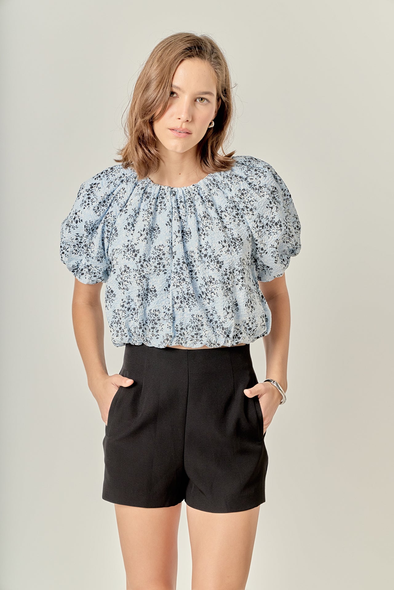 Floral Voluminous Top