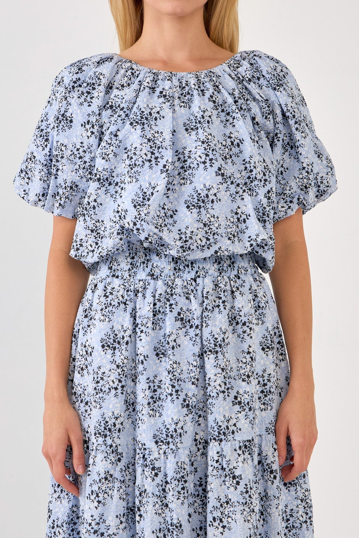 ENGLISH FACTORY - English Factory - Floral Voluminous Top - TOPS available at Objectrare