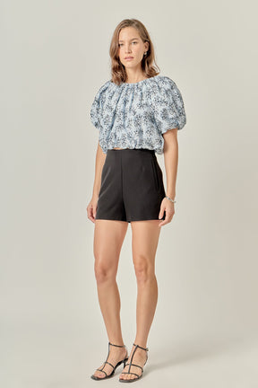 ENGLISH FACTORY - Floral Voluminous Top - TOPS available at Objectrare